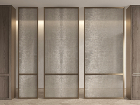 Affordable Luxury Style Partition Metal Partition Brushed Metal Screen