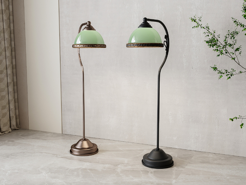 American floor lamp