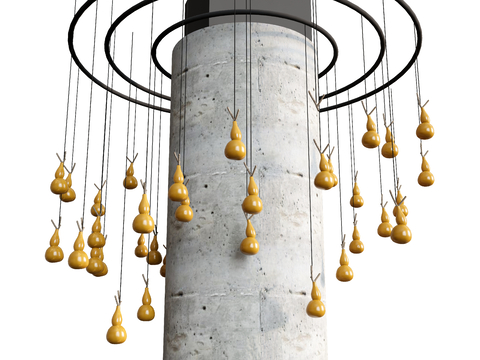 Chandelier hoist decoration