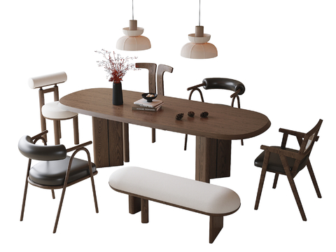 Modern Dining Table and Chair