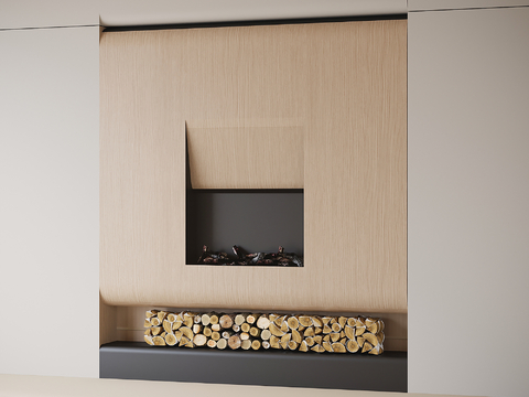 Modern fireplace Wall