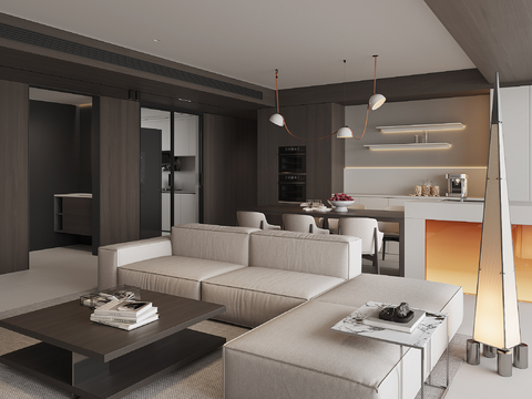 Modern Living&Dining Room