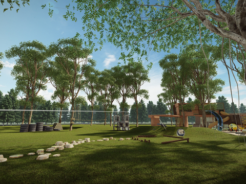 Natural Ecological Garden Park Landscape