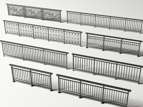 Modern Railing Guardrail Fence Balcony Railing