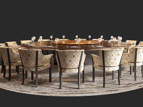 Italian Dining Table and Chair Banquet Table and Chair