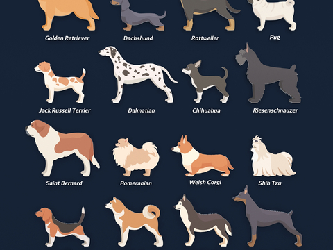 Dog Silhouette Animal Cute Illustration Clip Art Free