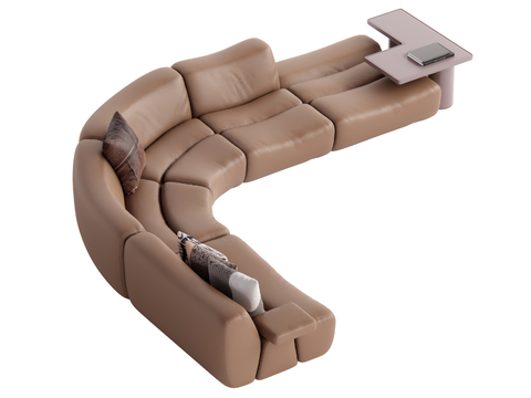 Modern Multiplayer Sofa Curved Sofa