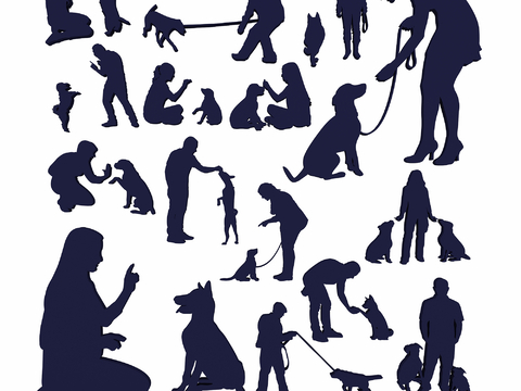 dog walking dog training dog silhouette famous dog pet dog figure dog silhouette