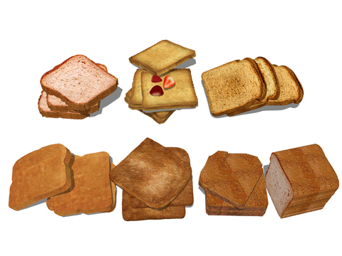 Toast Sliced Bread Food Gourmet Carbohydrate