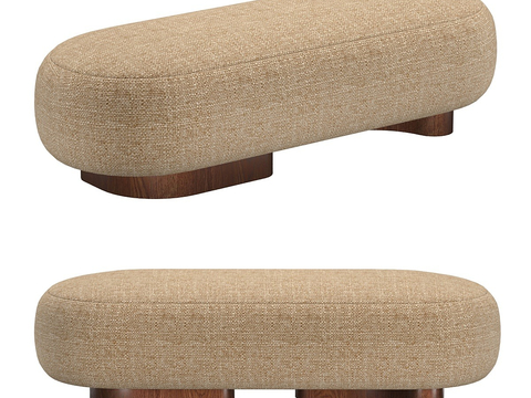 Modern Bench Sofa Stool Fabric Stool