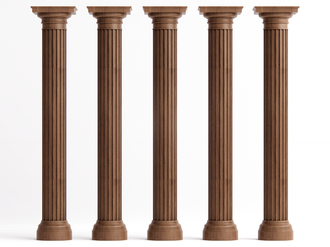 Middle Ancient Roman Column Column