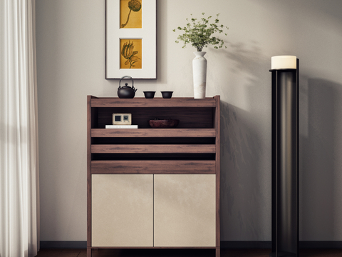 New Chinese-style Side Cabinet Bucket Cabinet Sideboard