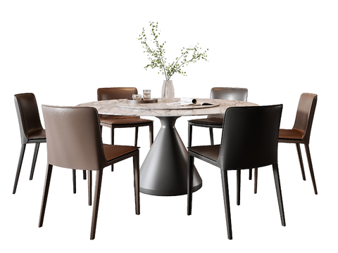 Italian Dining Table and Chair