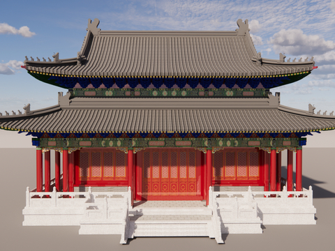 Chinese-style Temple of Wealth