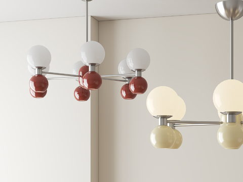 Cream Style ball chandelier