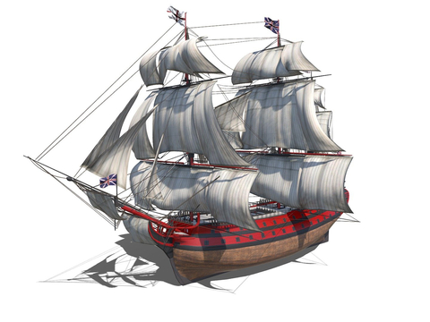 pirate ship pirate galleon