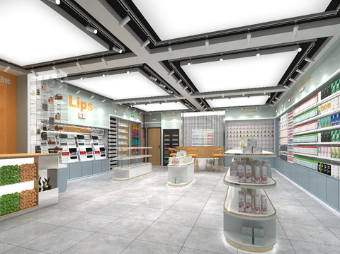 Modern Beauty Shop Cosmetics Shop