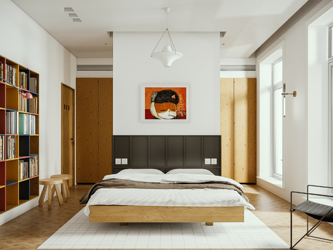 Mid-century Style Master Bedroom