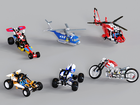 Toys Lego Car Plane Motorcycle