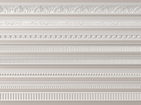 European-style gypsum line corner line