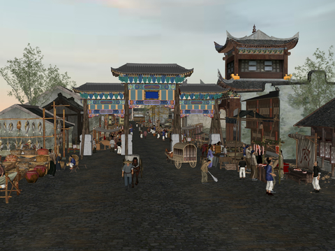 Ancient Bazaar Street