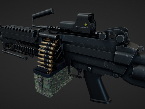 M249 light machine gun