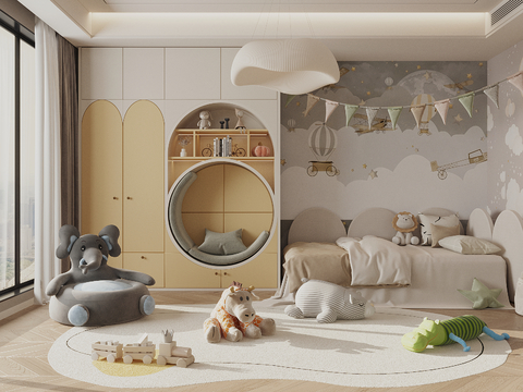 Modern Children's Entertainment Room Toy Room kids Bedroom