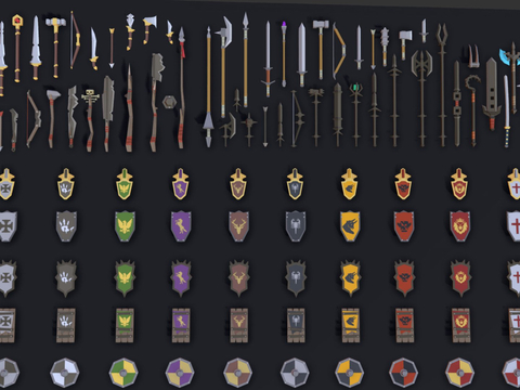 Sword Axe Weapon Pack