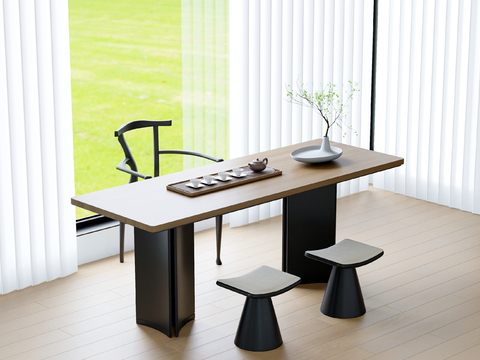 modern tea table and chair