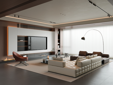 Italian Living Room Large Flat Floor Living Room