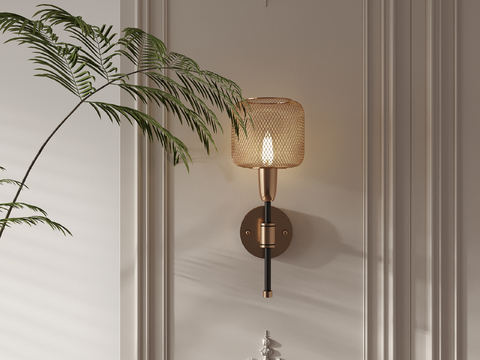 French Affordable Luxury Style Wall Lamp