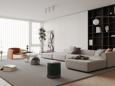 Modern Minimalist Living Room