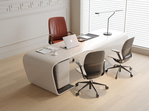 Modern Boss Office Desk and Chair Manager Office Desk and Chair