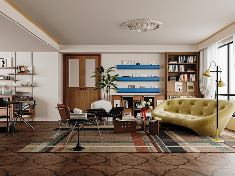 Mid-century Style Living Room