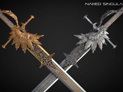 Phoenix Sword Medieval Dark Fantasy Sword