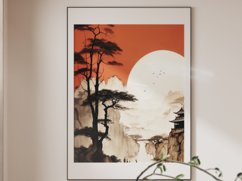 Chinese Decorative Hanging Painting Ink Painting Traditional Chinese Painting