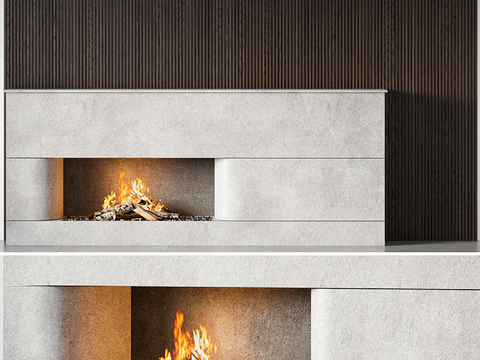 Modern fireplace Wall