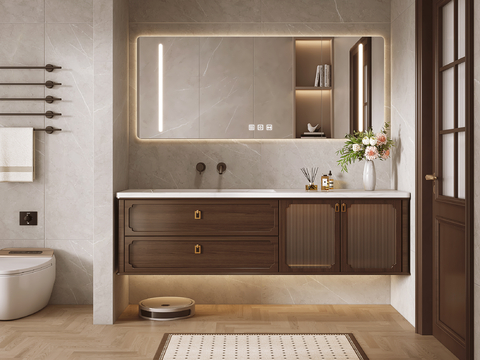 New Chinese Bathroom Cabinet Wash Cabinet