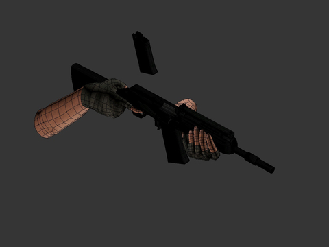 CS submachine gun