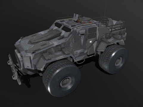 Sci-fi Spider Scout Car