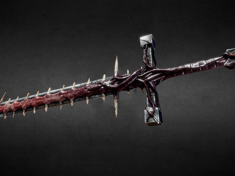 Dark Fantasy Organic Sword