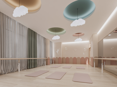 Modern Kindergarten Dance Room