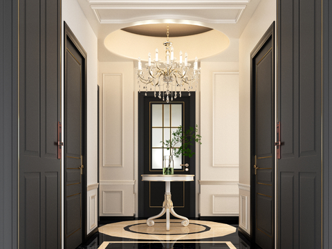 Modern entrance foyer