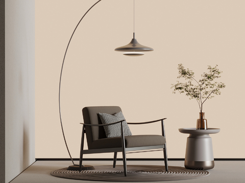 Modern Lounge Chair floor lamp