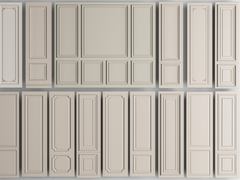 European Style Panel Wall Trim Panel