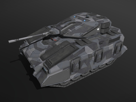 Sci-Fi Crushers Tank Armored Vehicle