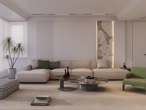 Modern Minimalist Living Room