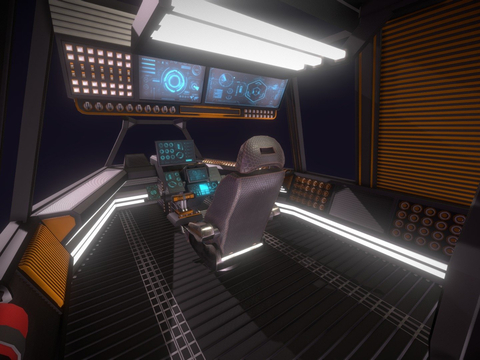 Sci-fi Cockpit Fighter Cockpit