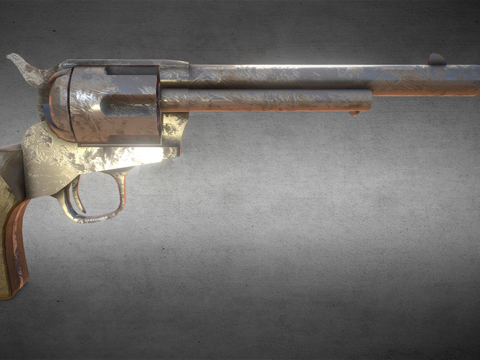 Western revolver gun firearms