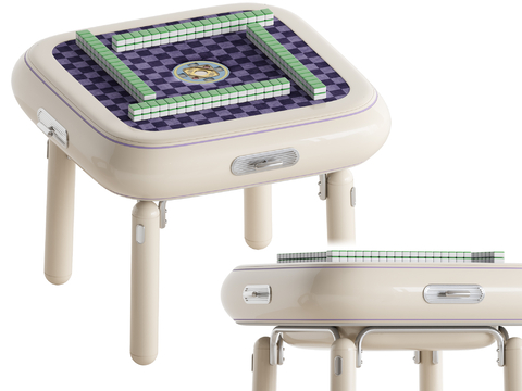 Cream Style mahjong table